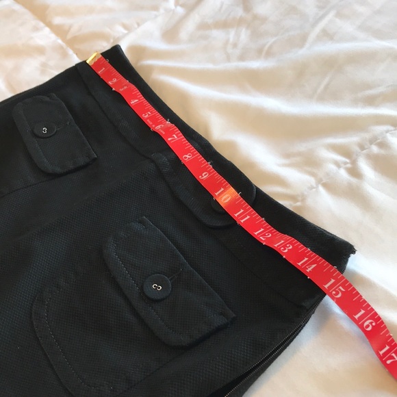 Ann Taylor Loft Black Cotton Blend Skirt Size 2 - Picture 9 of 10